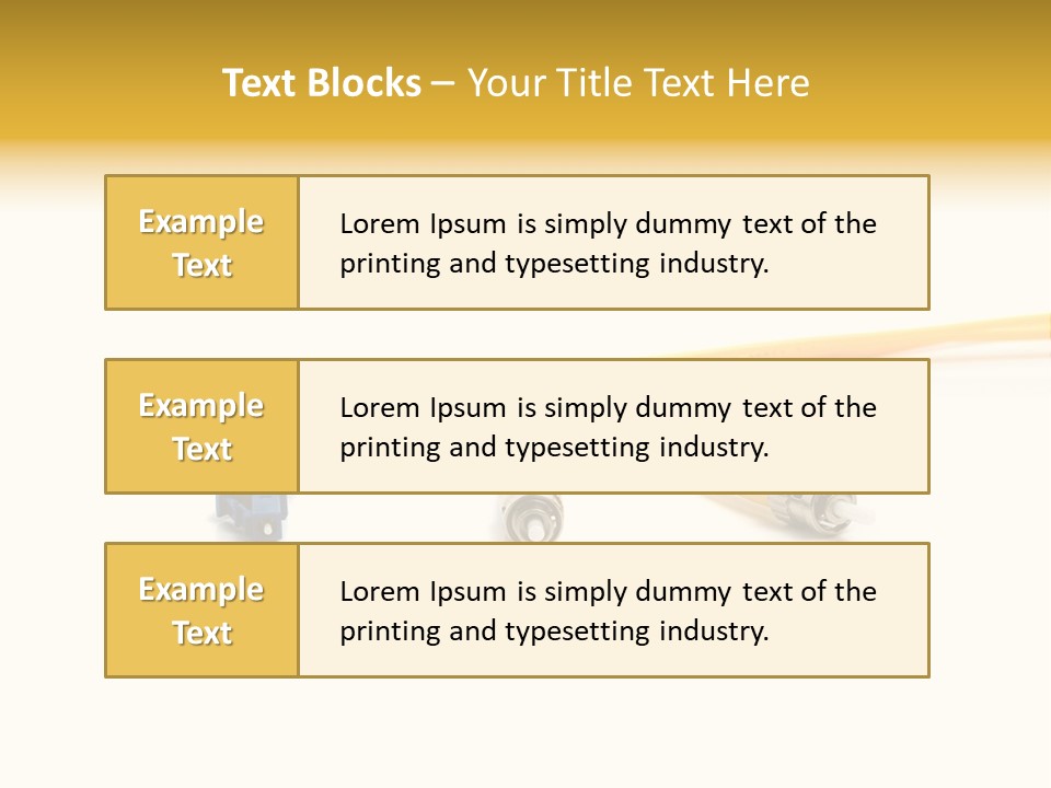Provider Connection Yellow PowerPoint Template
