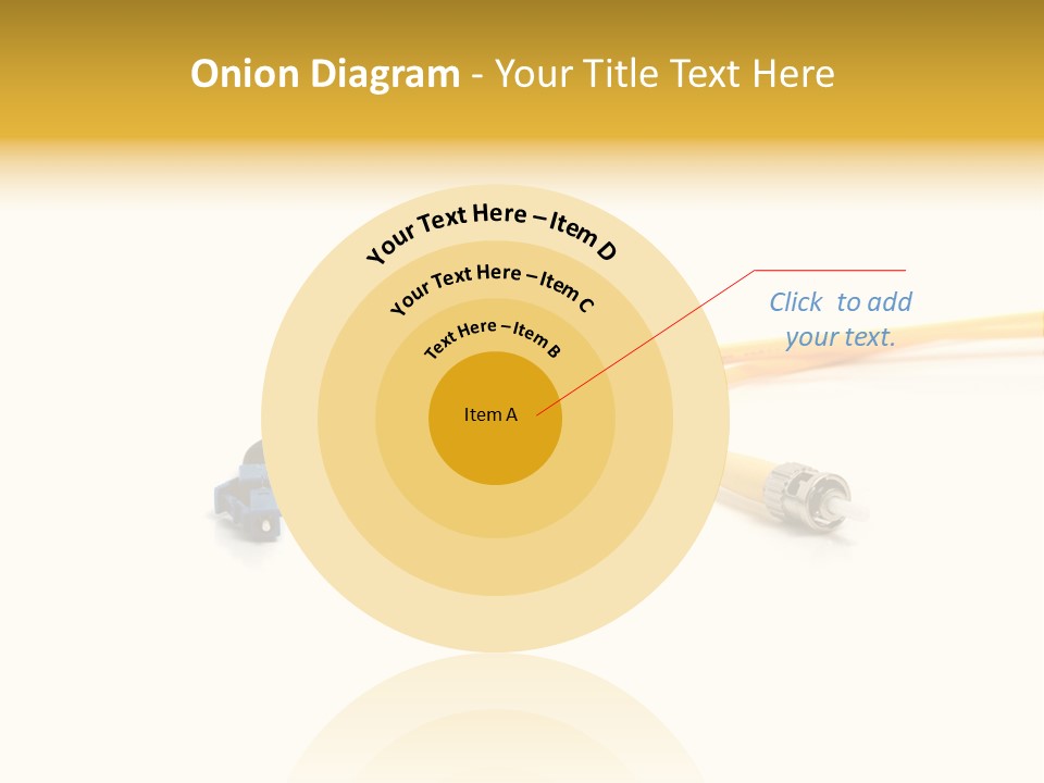 Provider Connection Yellow PowerPoint Template