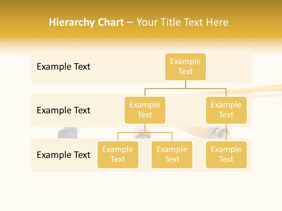 Provider Connection Yellow PowerPoint Template