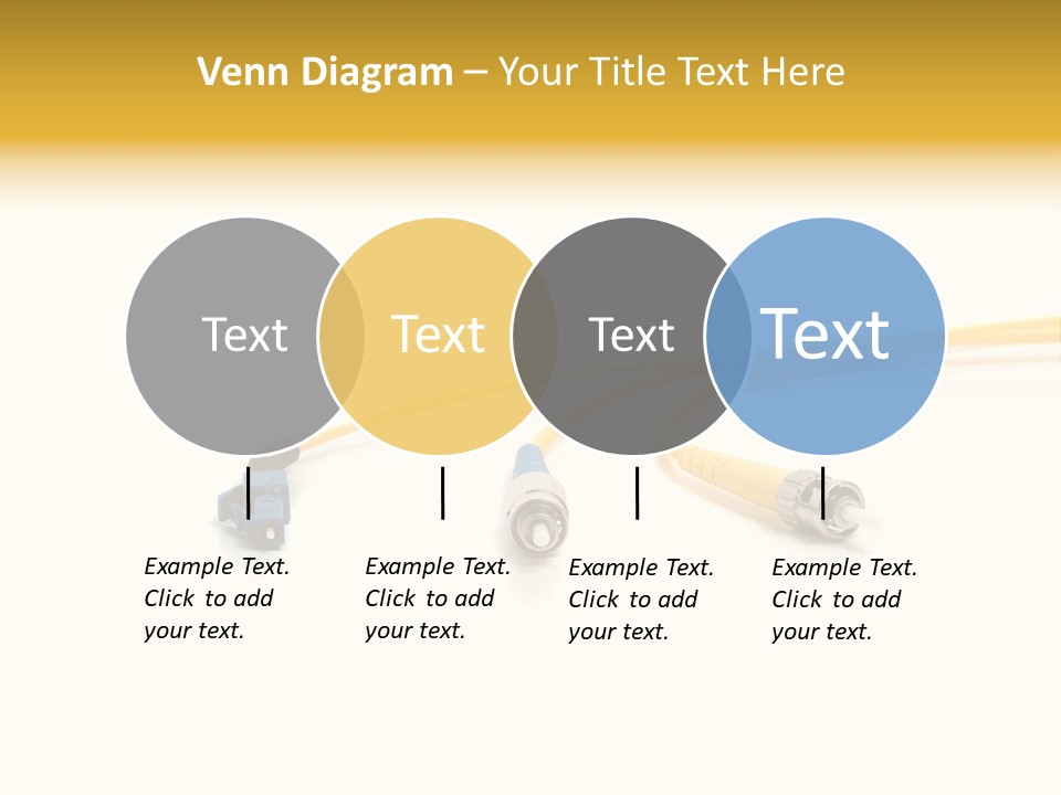 Provider Connection Yellow PowerPoint Template