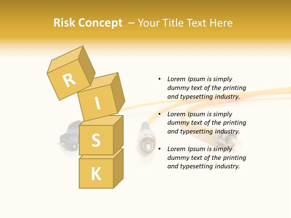 Provider Connection Yellow PowerPoint Template