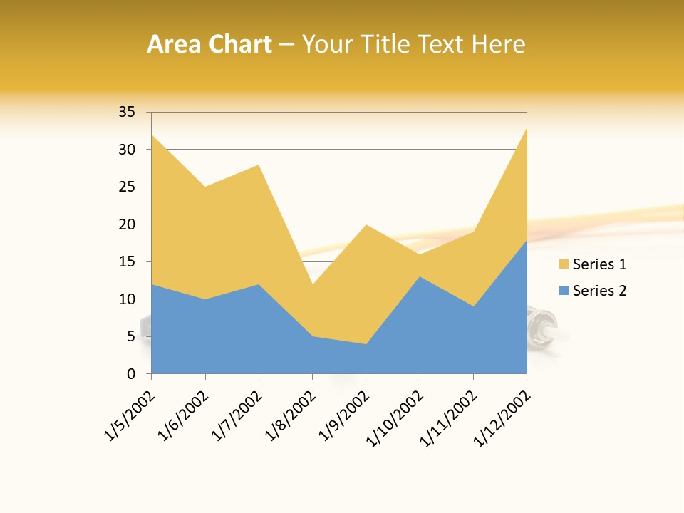 Provider Connection Yellow PowerPoint Template