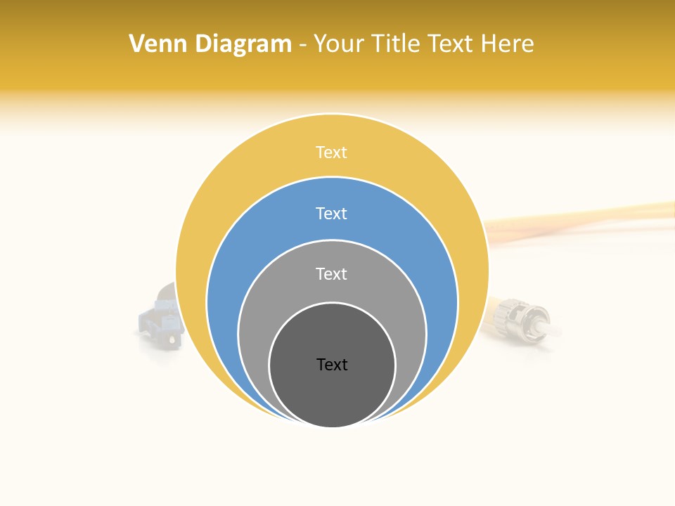 Provider Connection Yellow PowerPoint Template