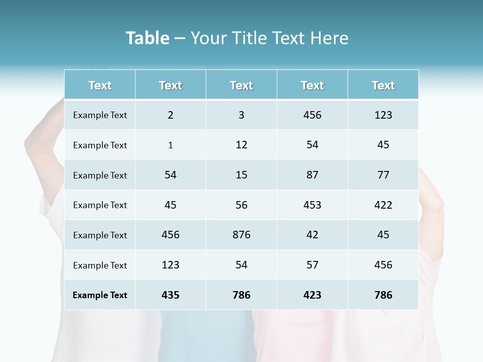 Smiling Body Lady PowerPoint Template