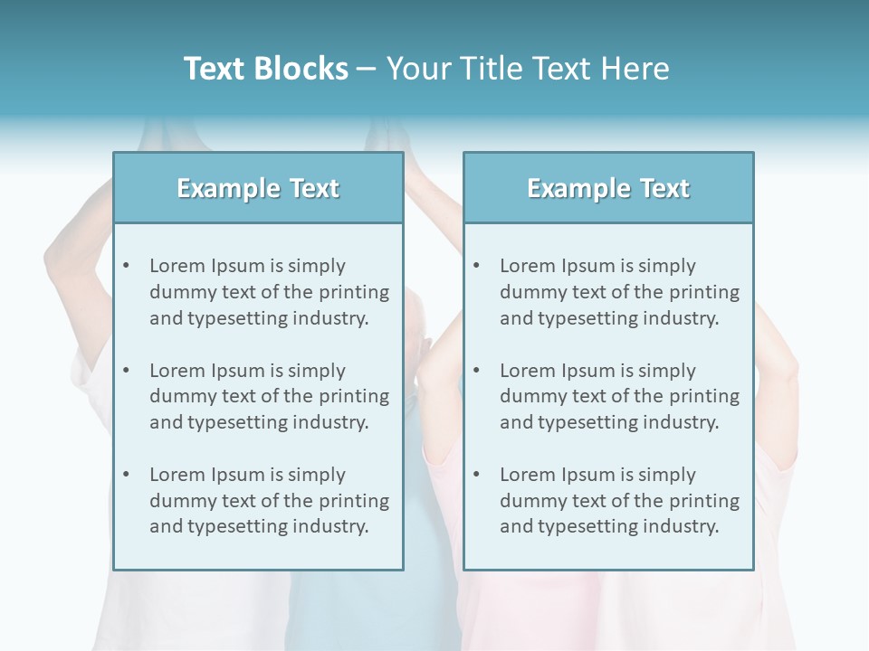Smiling Body Lady PowerPoint Template