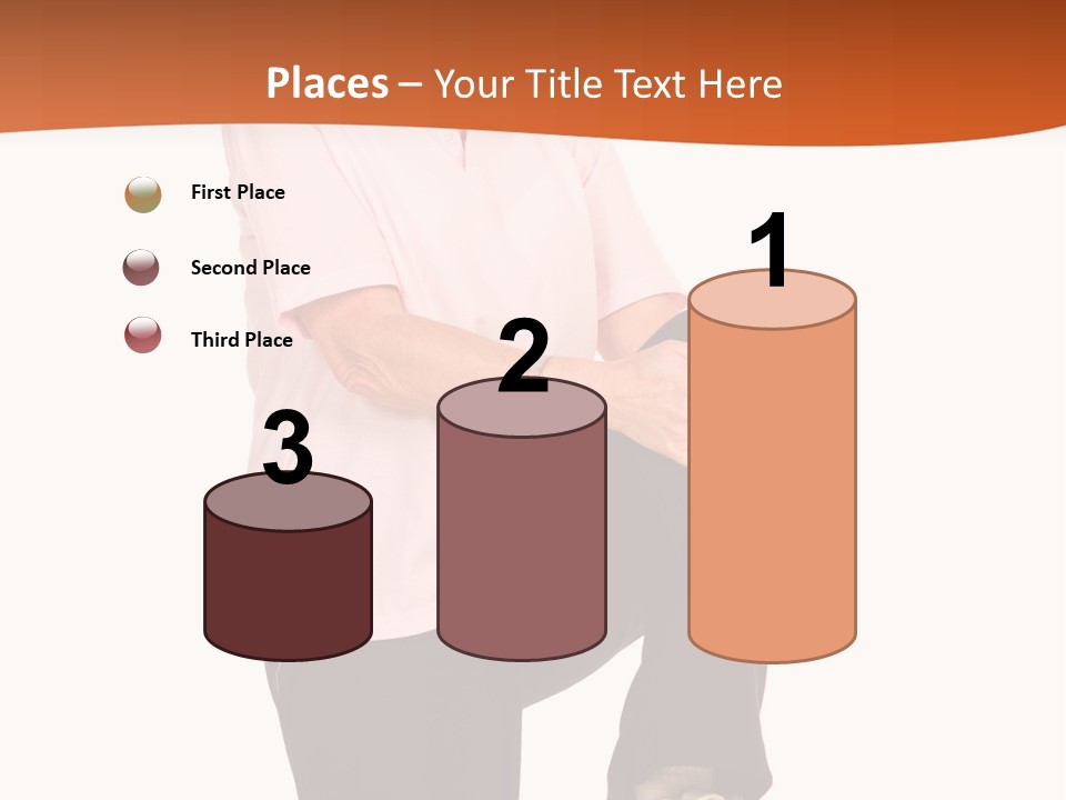 Uniform Desert Officer PowerPoint Template