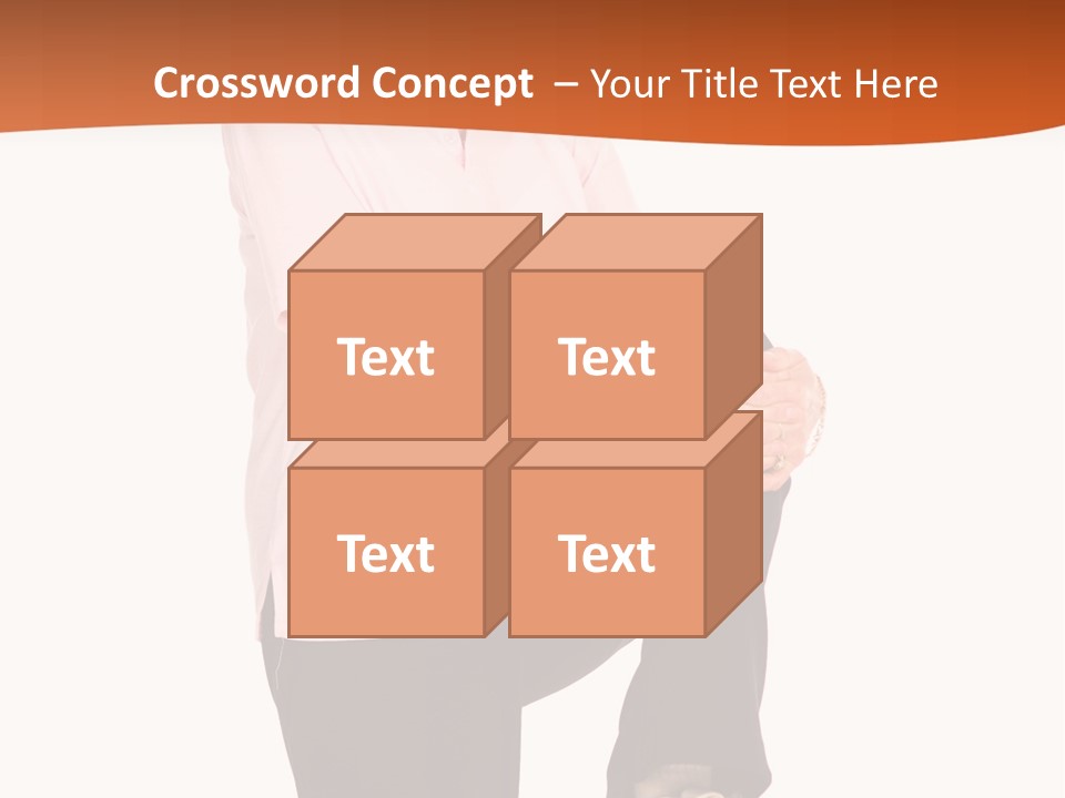 Uniform Desert Officer PowerPoint Template