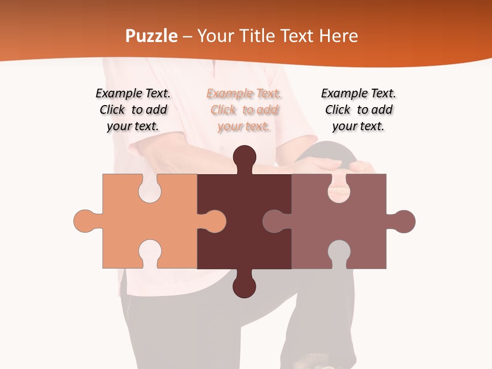 Uniform Desert Officer PowerPoint Template