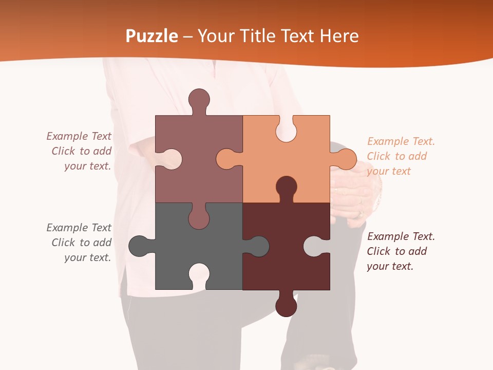 Uniform Desert Officer PowerPoint Template