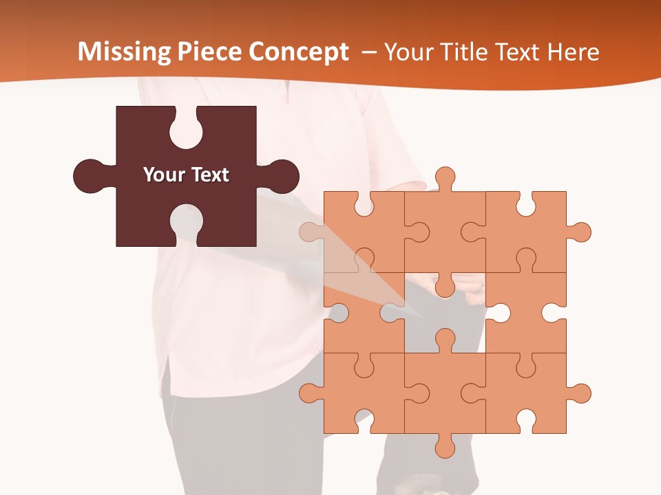 Uniform Desert Officer PowerPoint Template