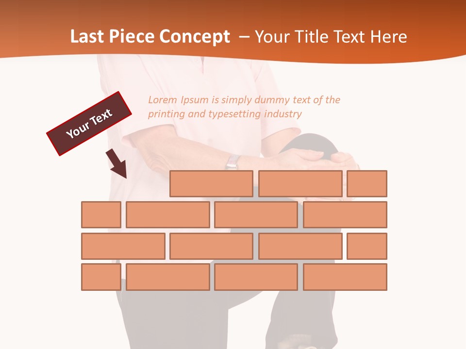 Uniform Desert Officer PowerPoint Template