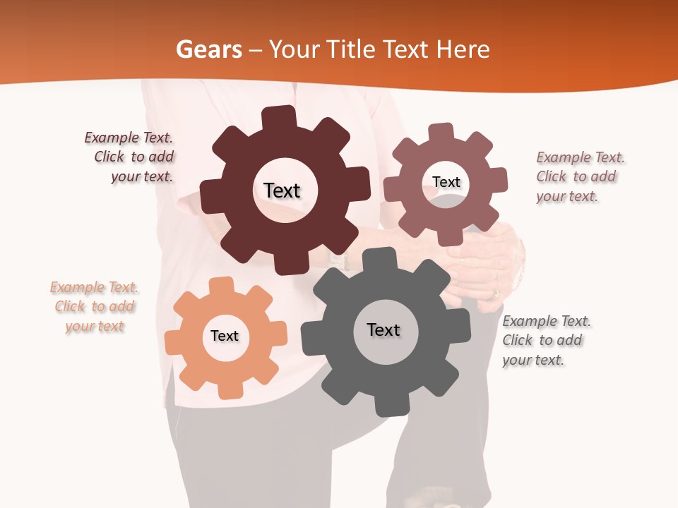 Uniform Desert Officer PowerPoint Template
