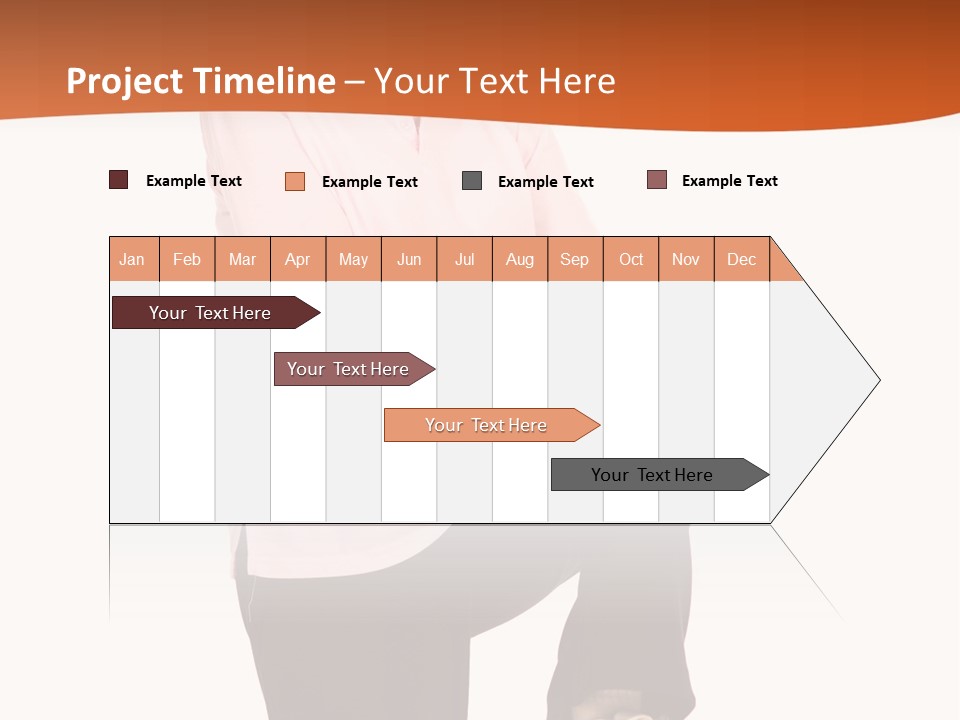 Uniform Desert Officer PowerPoint Template
