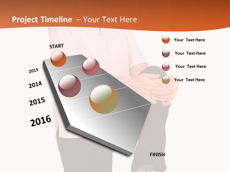 Uniform Desert Officer PowerPoint Template