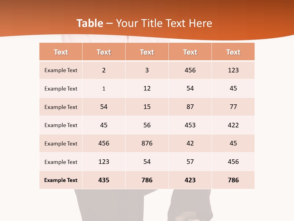 Uniform Desert Officer PowerPoint Template