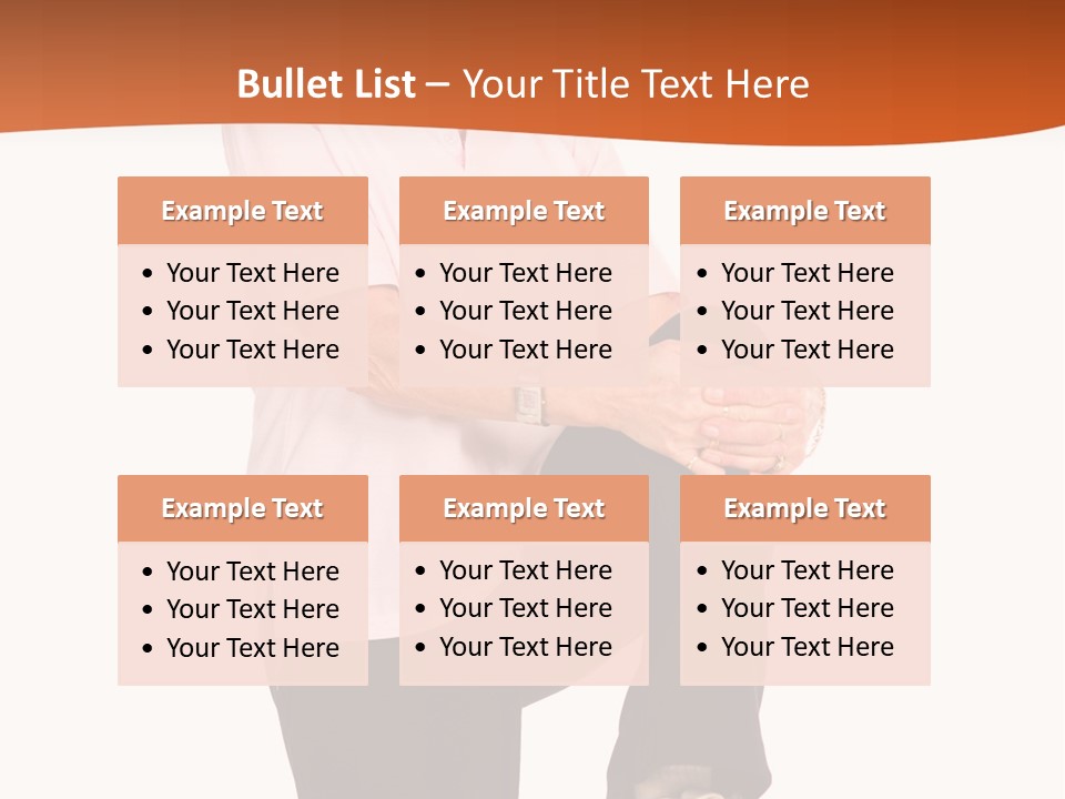 Uniform Desert Officer PowerPoint Template