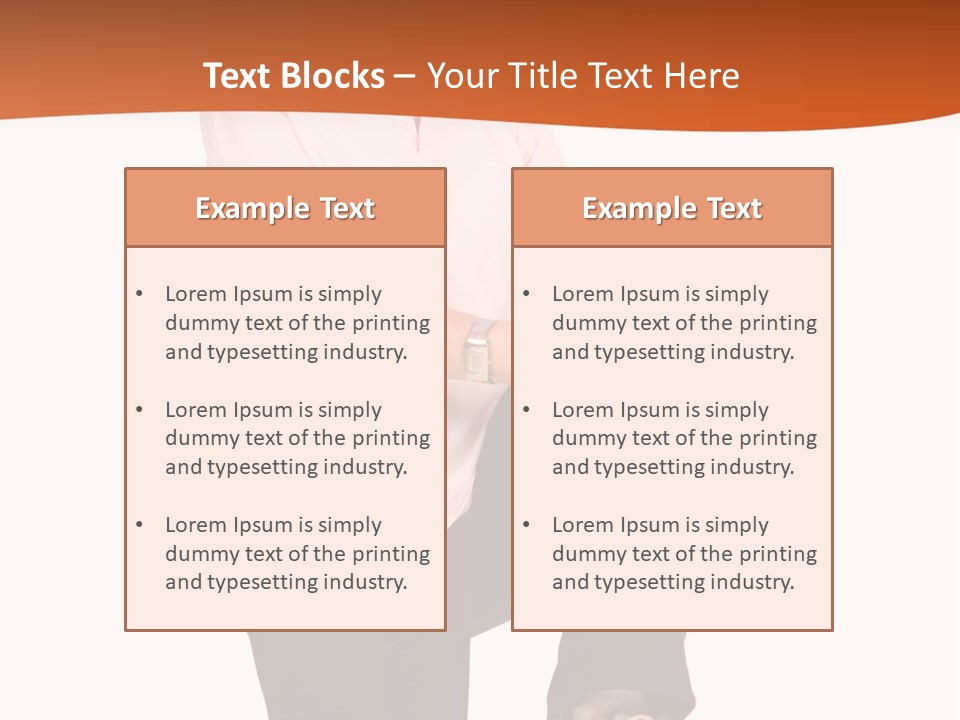 Uniform Desert Officer PowerPoint Template