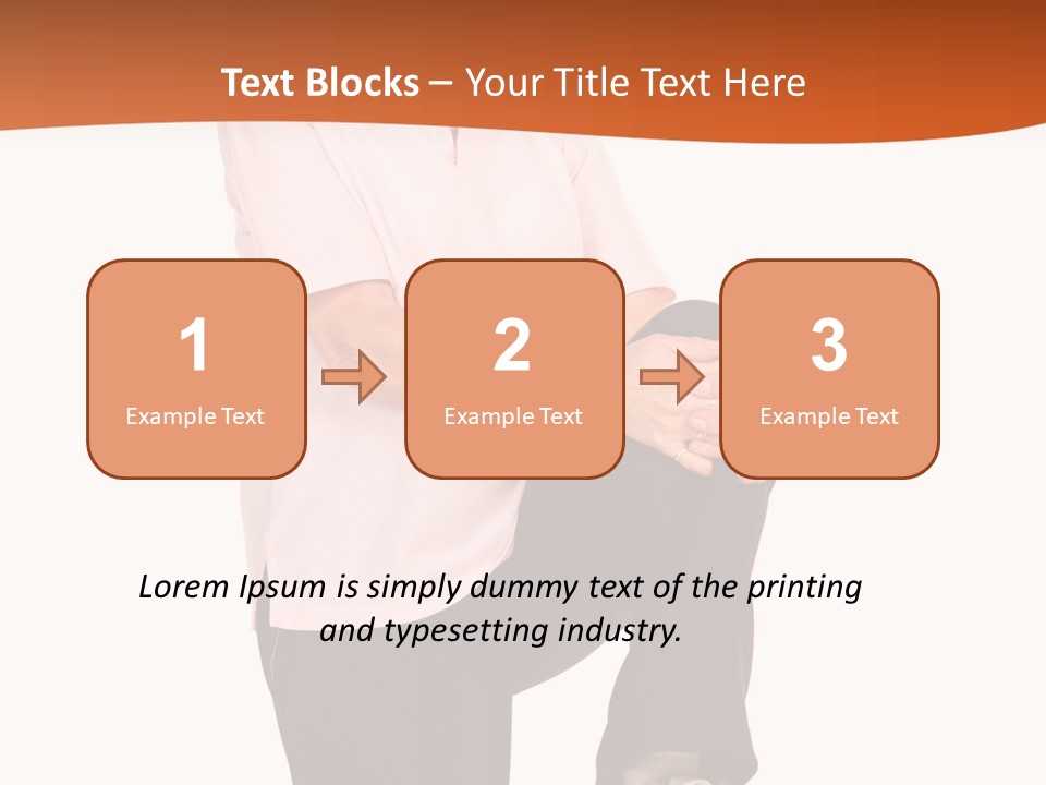 Uniform Desert Officer PowerPoint Template