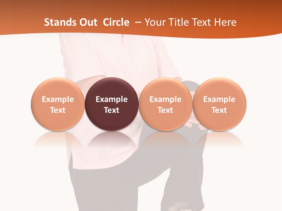 Uniform Desert Officer PowerPoint Template