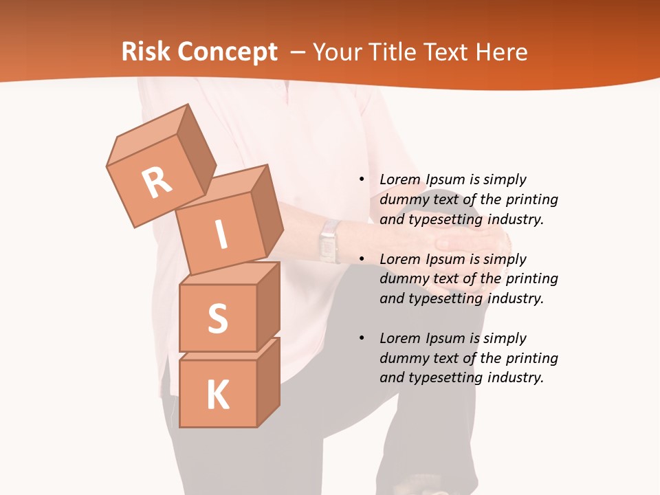 Uniform Desert Officer PowerPoint Template