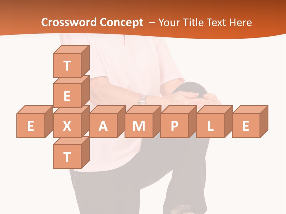 Uniform Desert Officer PowerPoint Template