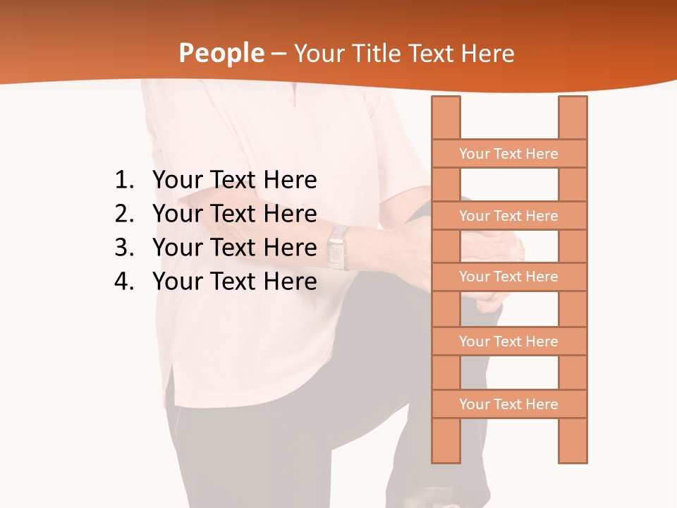 Uniform Desert Officer PowerPoint Template