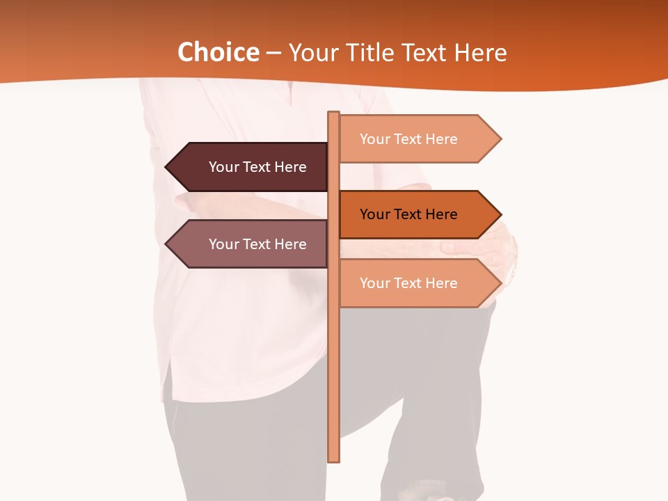 Uniform Desert Officer PowerPoint Template
