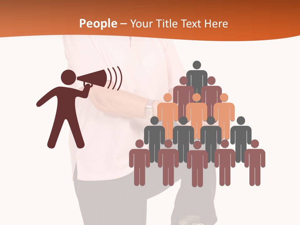 Uniform Desert Officer PowerPoint Template