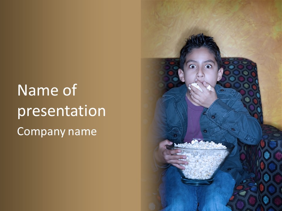 Watch Corn Boy PowerPoint Template