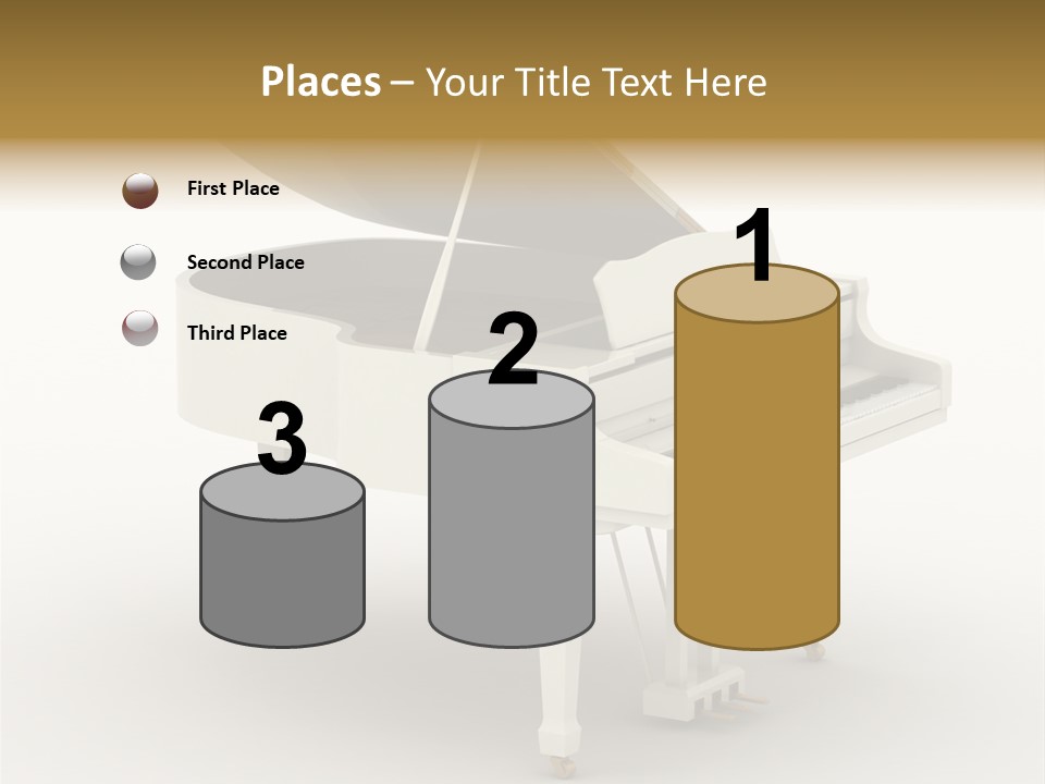 Jazz Pianoforte Symphonic PowerPoint Template