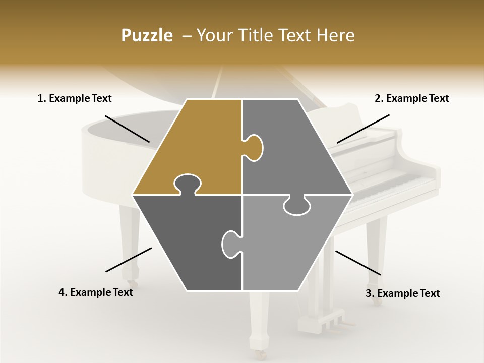 Jazz Pianoforte Symphonic PowerPoint Template