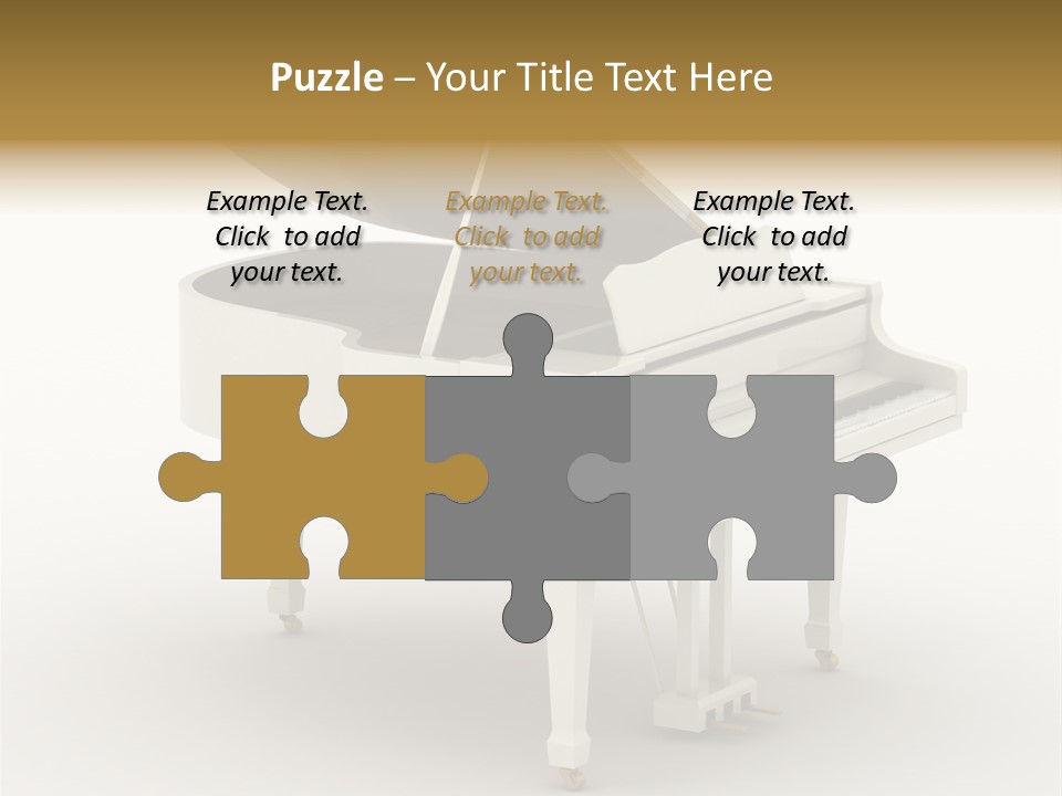 Jazz Pianoforte Symphonic PowerPoint Template