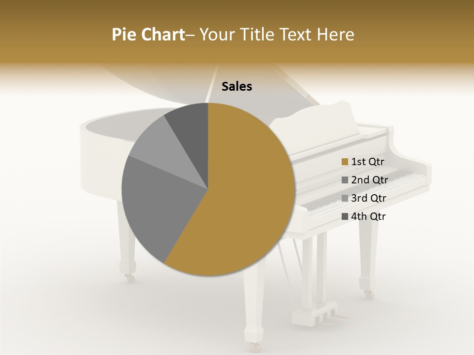 Jazz Pianoforte Symphonic PowerPoint Template