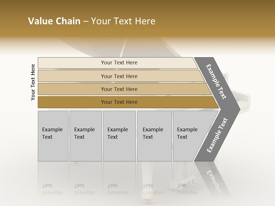 Jazz Pianoforte Symphonic PowerPoint Template