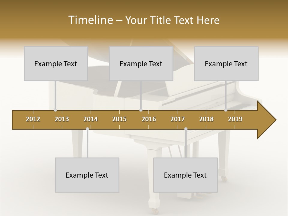 Jazz Pianoforte Symphonic PowerPoint Template