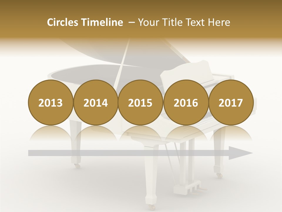 Jazz Pianoforte Symphonic PowerPoint Template