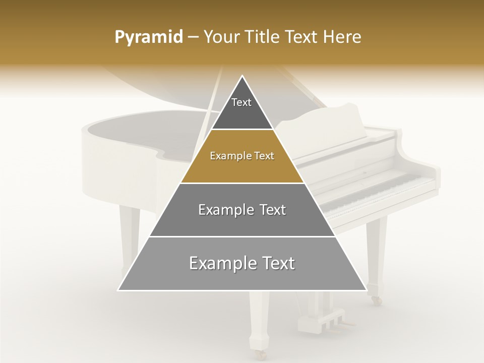 Jazz Pianoforte Symphonic PowerPoint Template
