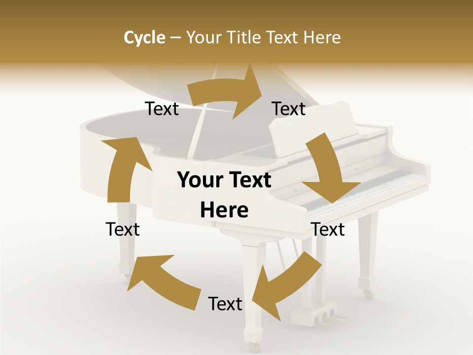 Jazz Pianoforte Symphonic PowerPoint Template