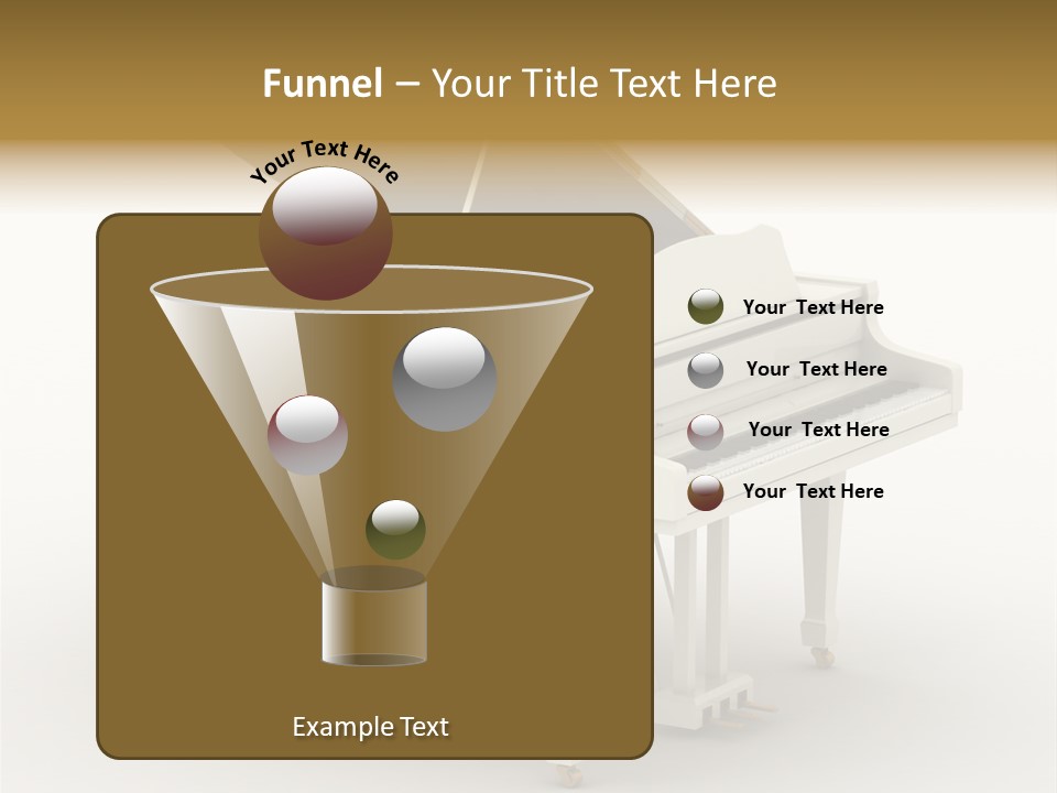 Jazz Pianoforte Symphonic PowerPoint Template