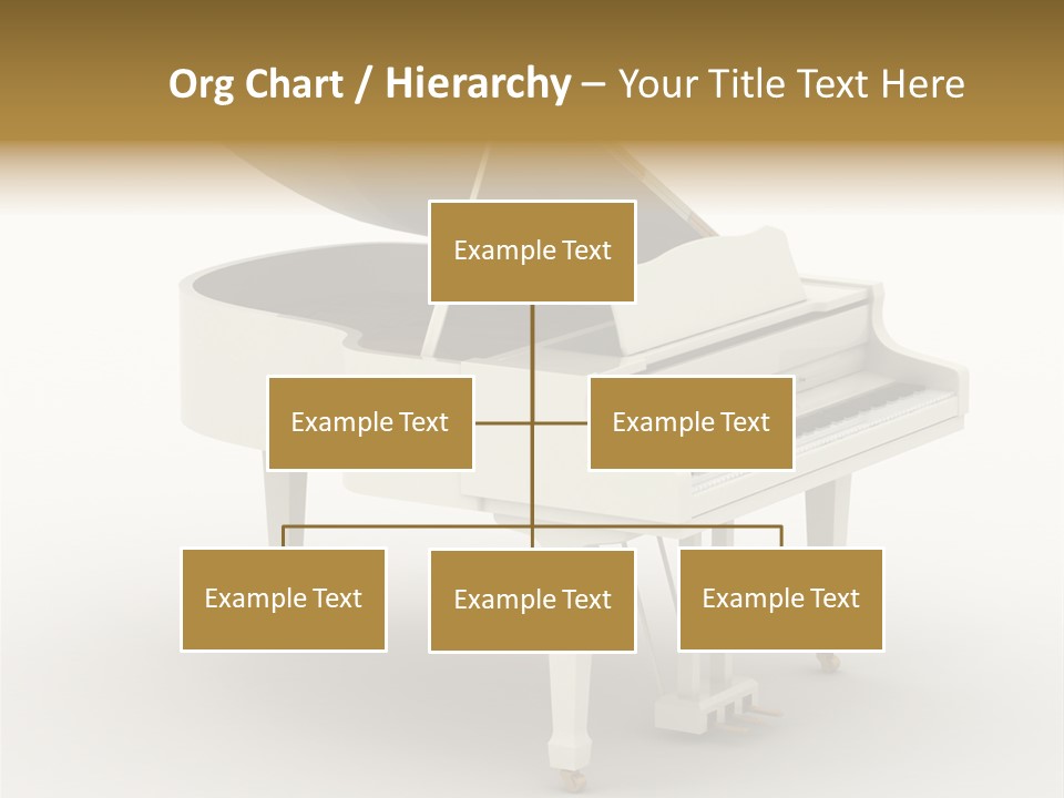 Jazz Pianoforte Symphonic PowerPoint Template