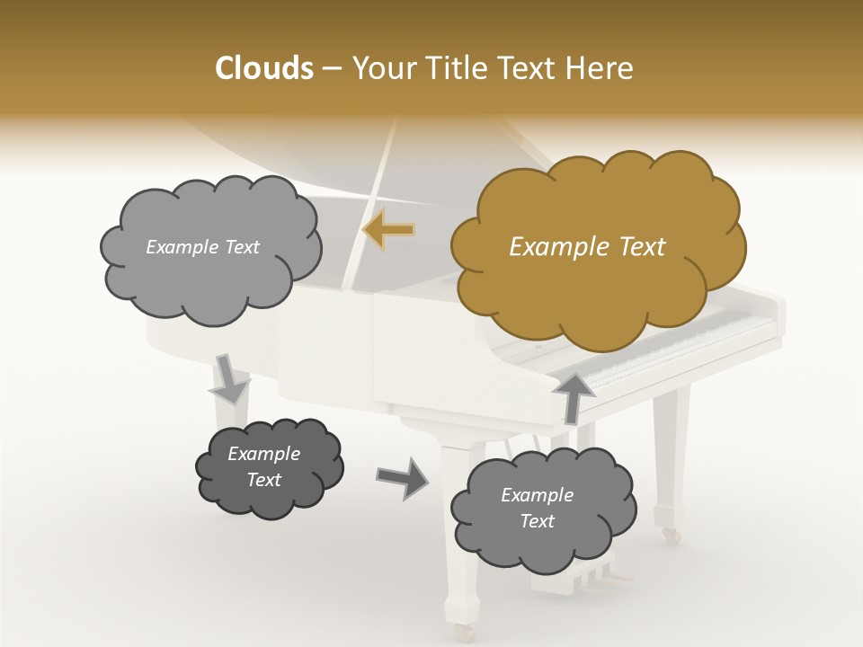 Jazz Pianoforte Symphonic PowerPoint Template