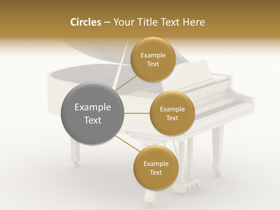 Jazz Pianoforte Symphonic PowerPoint Template