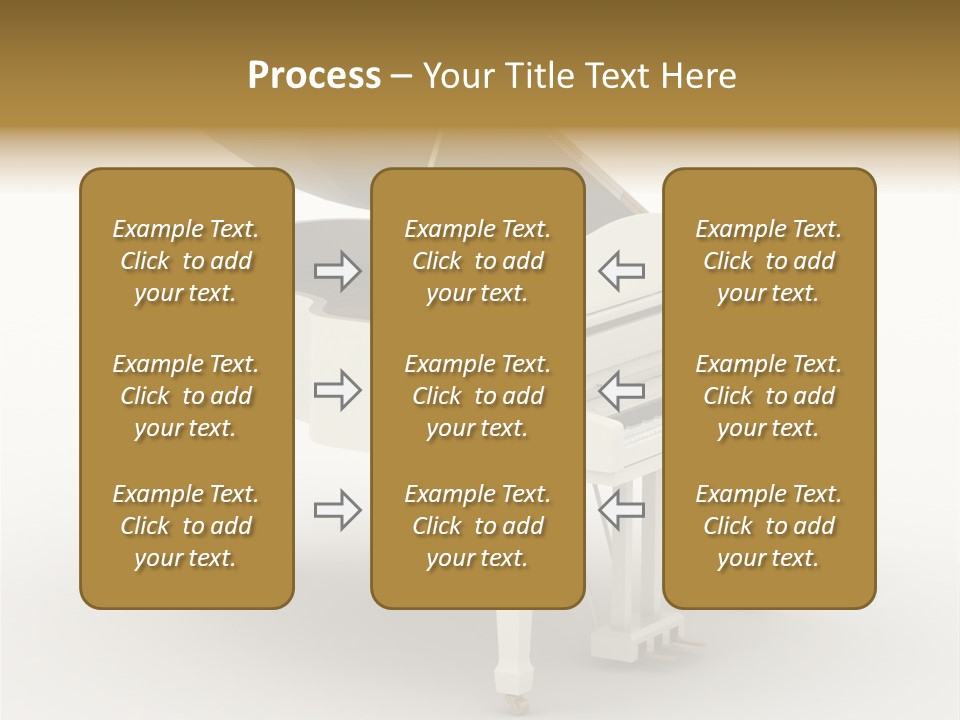 Jazz Pianoforte Symphonic PowerPoint Template