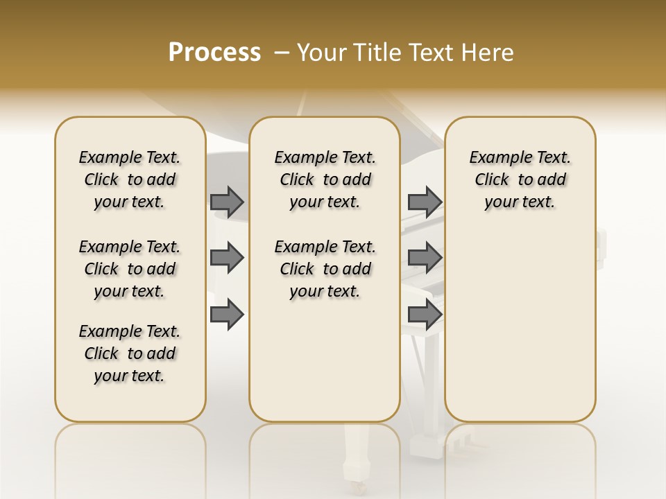 Jazz Pianoforte Symphonic PowerPoint Template