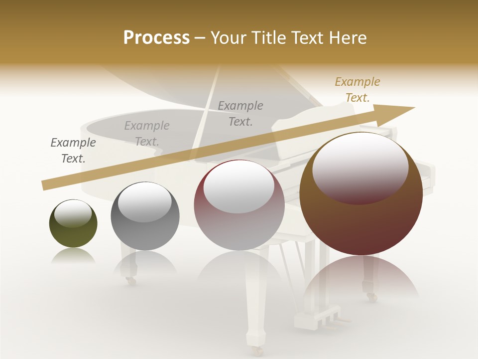 Jazz Pianoforte Symphonic PowerPoint Template