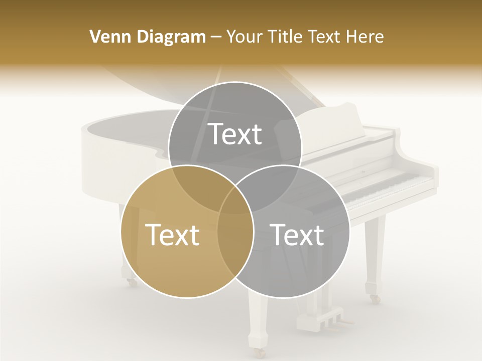 Jazz Pianoforte Symphonic PowerPoint Template