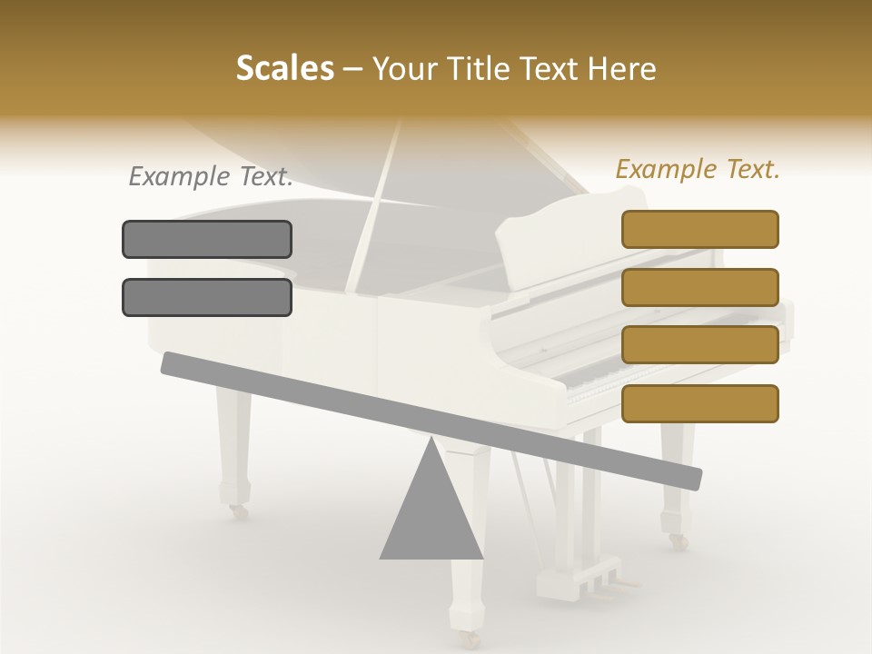 Jazz Pianoforte Symphonic PowerPoint Template