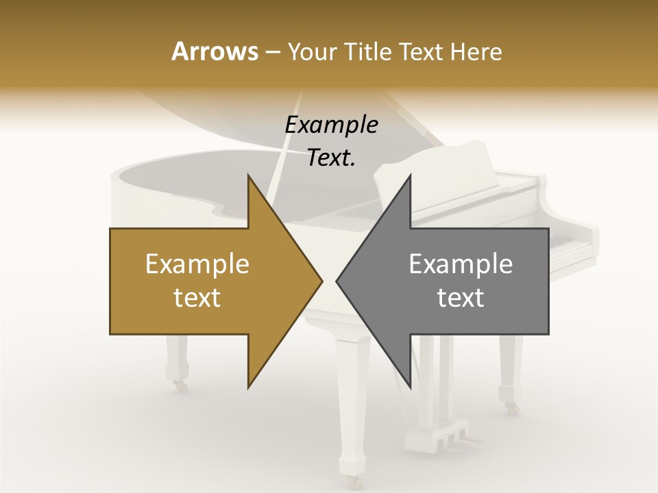 Jazz Pianoforte Symphonic PowerPoint Template