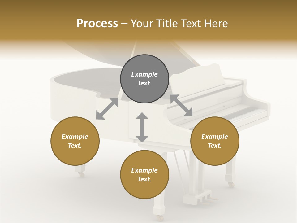 Jazz Pianoforte Symphonic PowerPoint Template