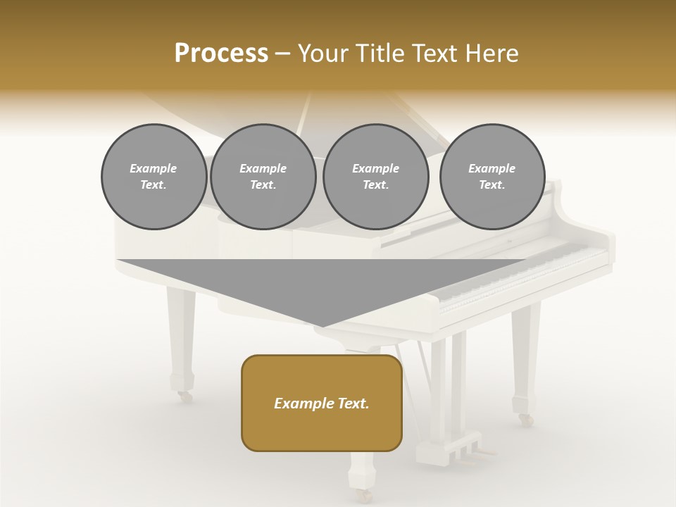 Jazz Pianoforte Symphonic PowerPoint Template